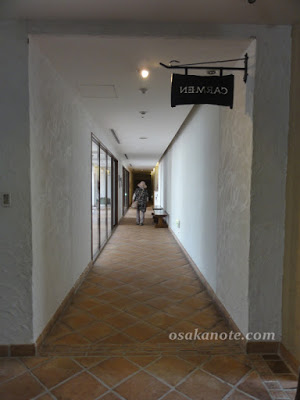 ホテル志摩スペイン村のオシャレな廊下