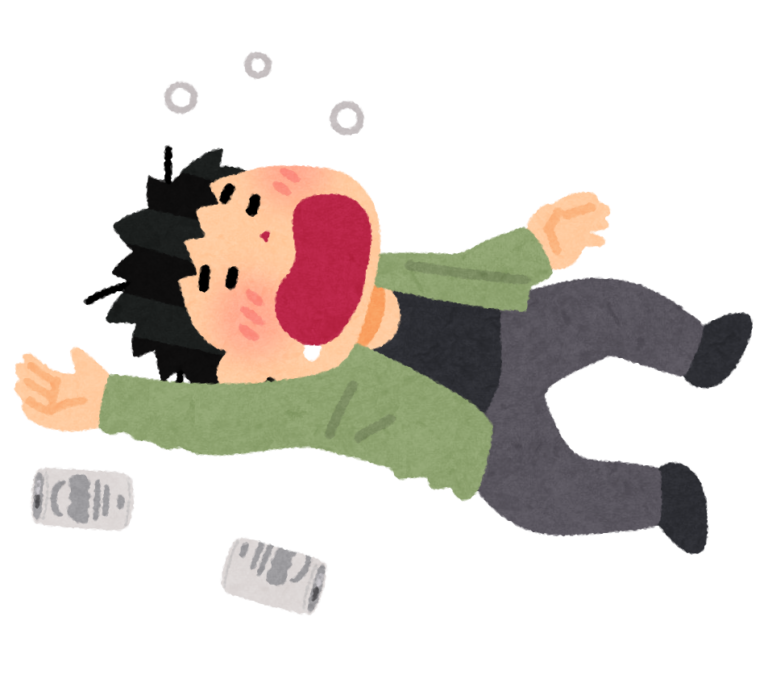 ヤモリと知らないおじさん(酔っ払い)が敷地内に!(笑)