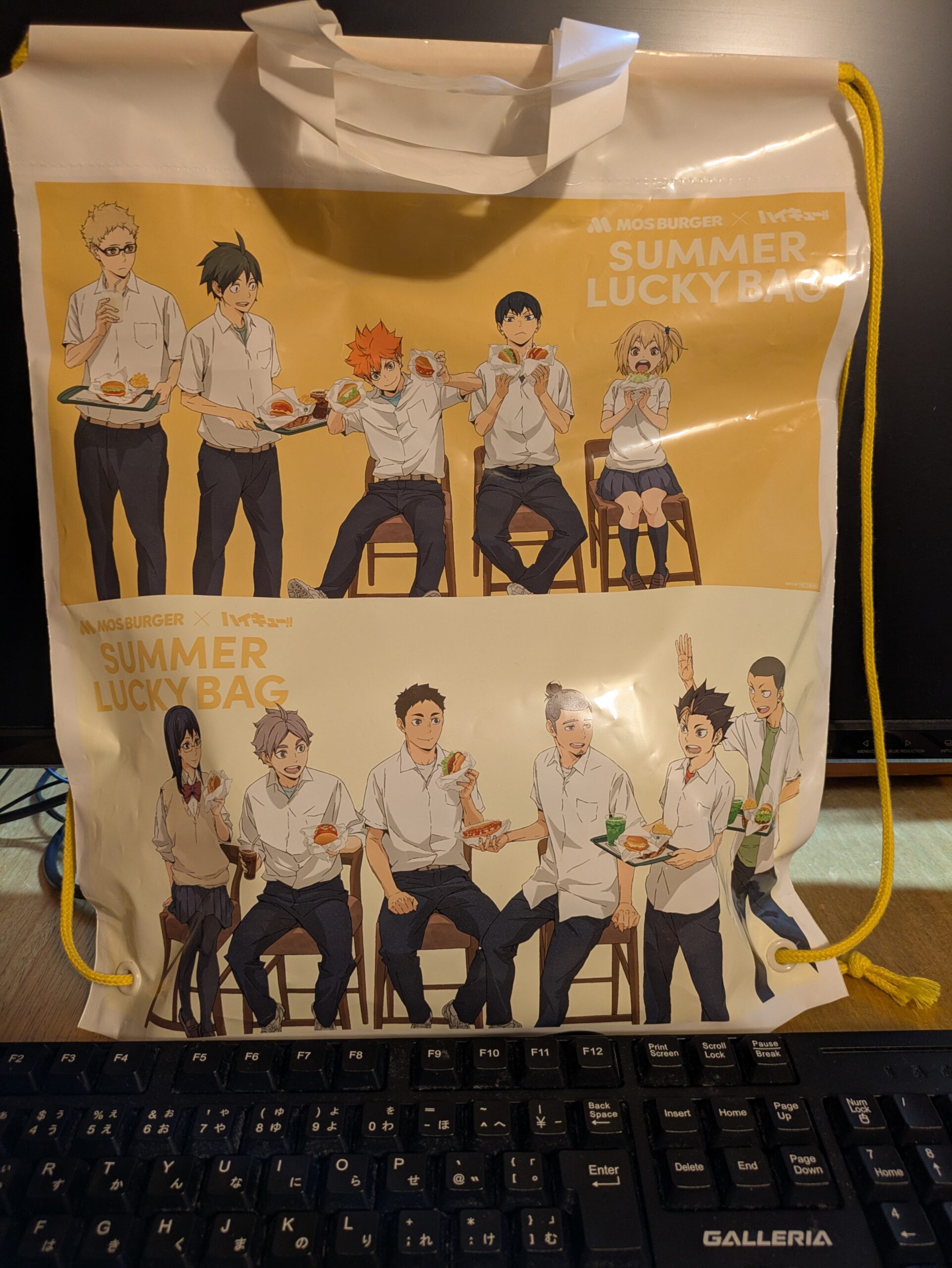モスバーガーのハイキュー・サマーラッキーバッグ買いました♪