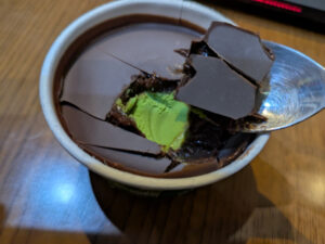 前回食べたバッキバキの様子