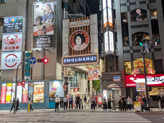 夕暮れの東梅田エリアをお散歩
