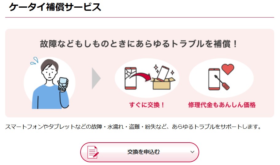 ドコモのケータイ補償サービス