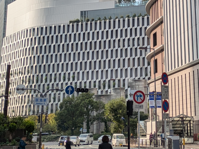 梅田吸気塔方向