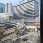 ヘップナビオのエレベーターの中から