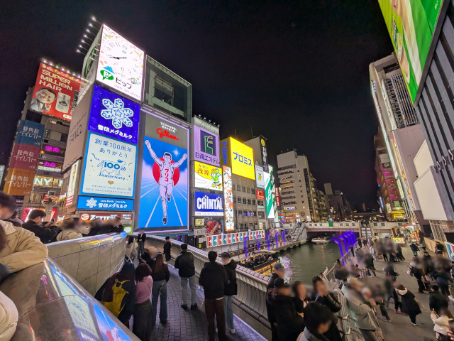 夜の難波をお散歩③・御堂筋から道頓堀戎橋エリア